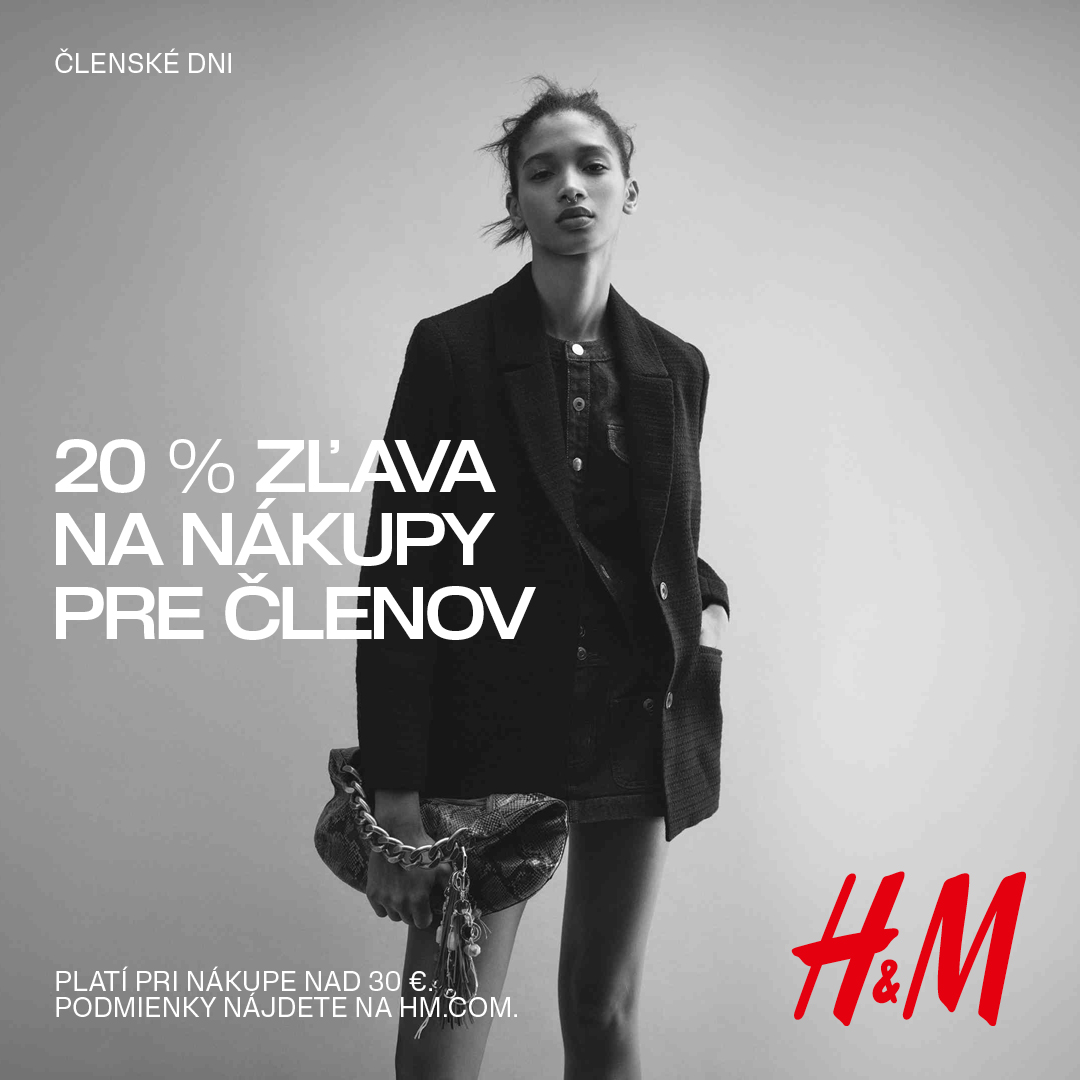 Členské dni sú tu! Využite zľavu 20 % na svoje nákupy